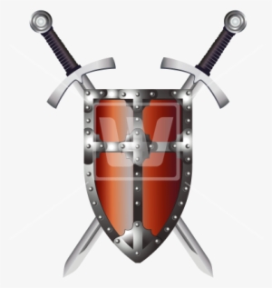 Cross Swords And Shield Png - Sword Png Transparent Background