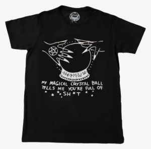 Crystal Ball T-shirt Occult Satanic Belial Clothing - Hot Ones T Shirt