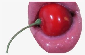 Cherry Lips Red Aesthetic Vaporwave Grunge Vintage - Vaporwave Aesthetic Border Transparent