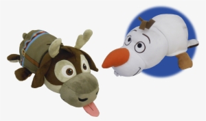 14" Disney Frozen Olaf To Sven Flipazoo 2 In 1 Plush - Disney Flipazoo