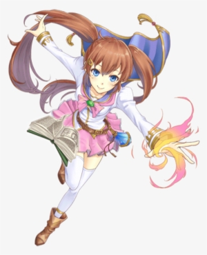 Png - Anime Wizard Girl Png