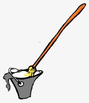 Mop And Bucket - Clipart Transparent Mop And Bucket