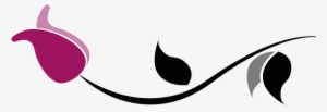 Rose Logo Mourning Black Berry Flower Fare - Logo Olshop Kosong Muslimah