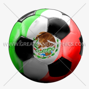 Mexico Ball - Mexico Soccer Logo Baseball Sleeve Shirt