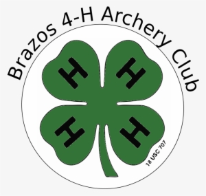 Brazos County 4-h Publications - White 4 H Logo
