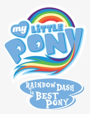 Fanmade Mlp "rainbow Dash Is Best Pony" Logo - My Little Pony: The Crystal Empire [book]