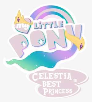 My Little Pony Logo - Mlp Celestia Is Best Pony