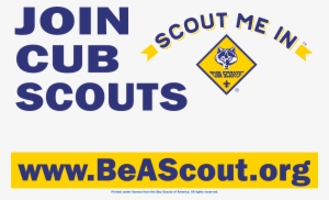 Imagegroup Join Cub Scouts Yard Sign