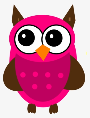 Baby Shower Pink Owl Clip Art At Clker - Pink Owls Clipart
