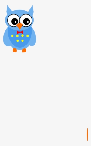 Blue Owl Svg Clip Arts 372 X 594 Px
