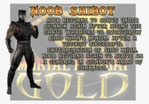 Noob Saibot - Mortal Kombat 4 Scorpion