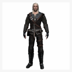 Geralt Without Armor Geralt Wearing Raven's Armor - Raven Armor