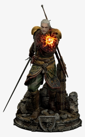 Geralt Of Rivia Skellige Undvik Armor Statue - Geralt Statue