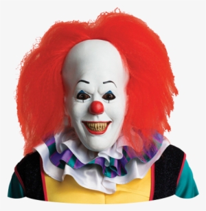 It Pennywise Clown Halloween Costume Latex Mask And - Clown Mask