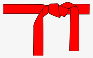Superman Clipart Belt - Red Karate Belt Png