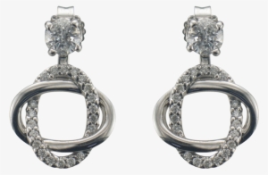 14k White Gold Convertible Diamond Earring Jackets