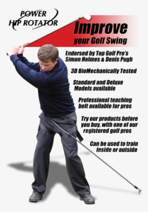 improve your golf swing with the power hip rotator - pitch and putt