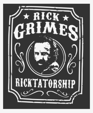 Redbubble Rick Grimes Ricktatorship Grafik T-shirt