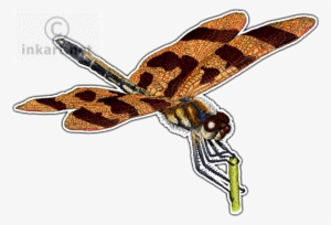 Halloween Pennant Dragonfly Art Decal - Halloween Pennant Dragonfly Throw Blanket