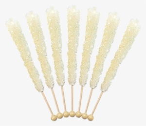 White Sugar Flavored Rock Candy Crystal Sticks - Sugar Crystal Sticks Png