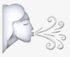 Wind Icon Source - Wind Blowing Face Emoji