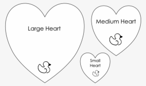 All Hearts - Heart Template To Print