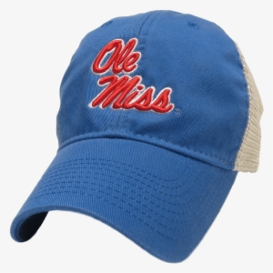 Ole Miss Powder Blue Helmet Trucker Hat By Hotty Toddy - Ole Miss Hat Visor