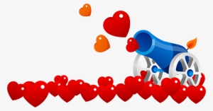 Valentine Day Png Materiale Grafico - Heart Cannon