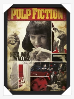 #813 - Poster Pulp Fiction Mrs. Mia Wallace