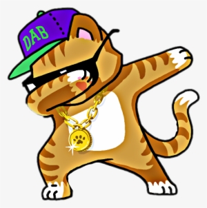 Ftestickers Cat Catsofpicsart Dab Dance Thuglife