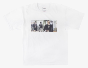 Ss Pulp Fiction Wolf White Tee - Active Shirt