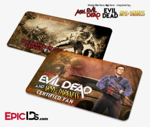 Ash Vs Evil Dead & Army Of Darkness Certified Fan Card - Breakfast Club Inspired Brian Johnson Student Id