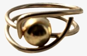 Gold Saturn Ring - Gold
