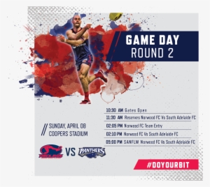 Round 2 Match Day Guide - Flyer