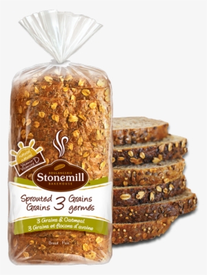3 Grains And Oatmeal Bread - Stonemill Sprouted Grain Bread