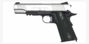 Replique Colt M1911 Rail Gun Dual Tone Stainless Co2 - Pistol