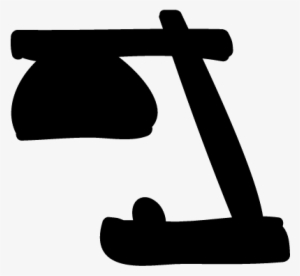 Lamp Silhouette Vector - Icon