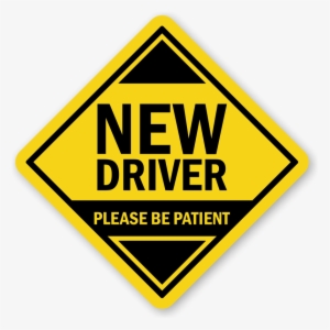 New Driver Car Hang Tag And Label - Safety Clipart
