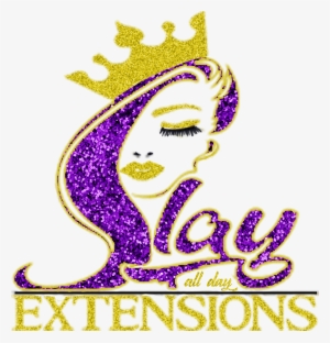 Slay All Day Hair Extensions - Transparent Hair Extensions Logo