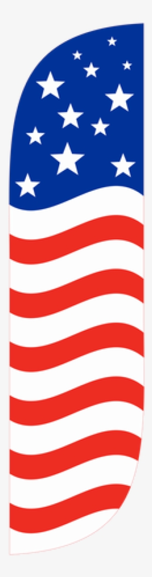 5ft American Flag Old Glory 1 Feather Flag Red White