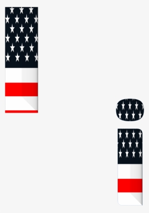 American Flag On The Letters I - Graphic Design