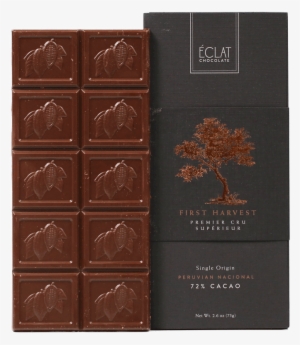 72% Cacao Peruvian First Harvest Bar, 75g - Eclat Chocolate - 72% Cacao Peruvian First Harvest