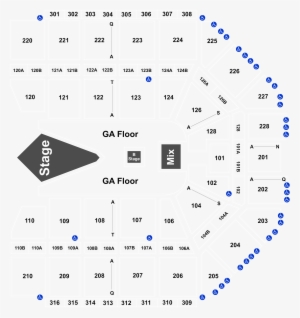 Full Map - Van Andel Arena Section 110 Row P