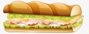 Food Png Vector Download - Sub Sandwich Vector Png