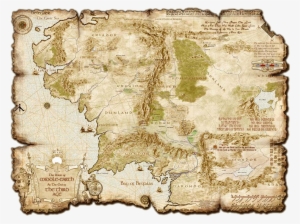 The Middle-earth Map - Lord Of The Rings Map Of Middle Earth Poster
