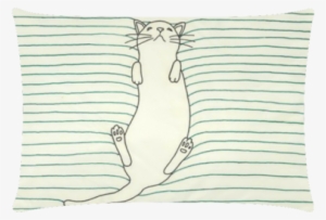 Cat Tumblr Custom Zippered Pillow Cases 16"x24" - Słodkie I Proste Rysunki