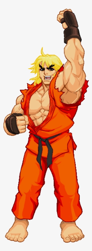 Street Fighter Ken Win Pose