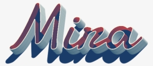 Mira 3d Letter Png Name - Name Michel