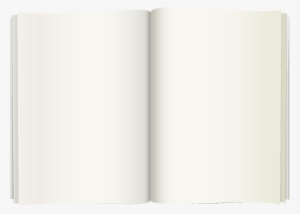 Cartoon White Book Page Element - White
