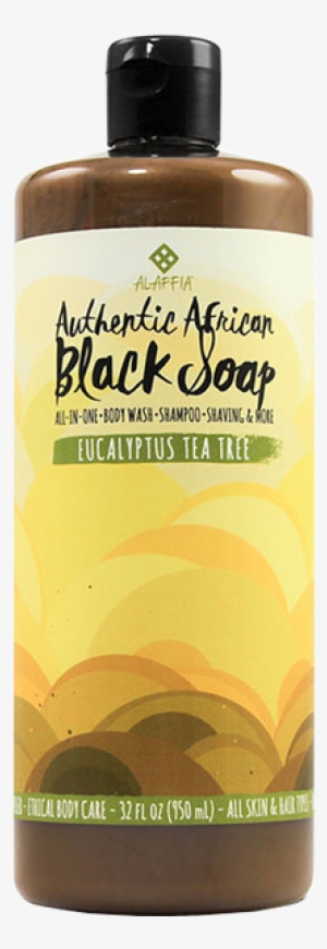 Alaffia Authentic African Black Soap Eucalyptus Tea - Alaffia - Authentic African Black Soap Unscented -